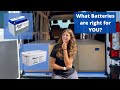 What batteries are right for your camper van electrical install  ram promaster van build series