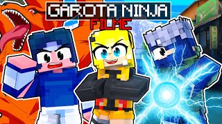 O AMOR de uma GAROTA e um NINJA - FILME no Minecraft ‹ Pimpolha ›