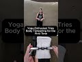 Yoga Enthusiast Tries Body Tempering for Lower Back Tightness