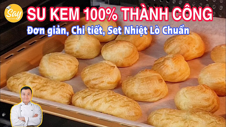 Hướng dẫn làm bánh su kem bằng lò vi sóng