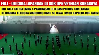    Mb Gita Patria Uji Coba Lapangan Di Gor Upn Veteran Surabaya kapolda Cup