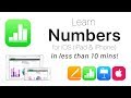 Complete Numbers for iOS Tutorial - Full quick class/guide + EXTRAS! iPad &amp; iPhone