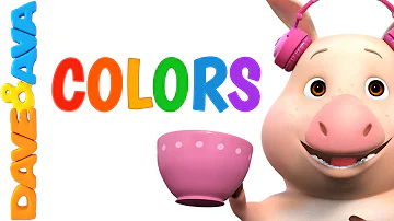 Colors Song | Nursery Rhymes and Baby Songs from Dave and Ava