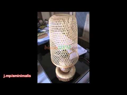 Model lampu  hias  dari  bambu  YouTube