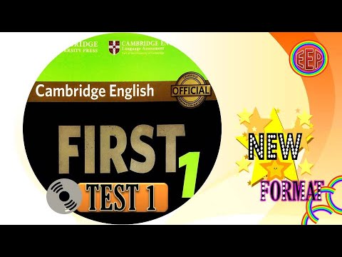 B2 FCE Listening FULL TEST 1   FIRST 1 2021 Cambridge