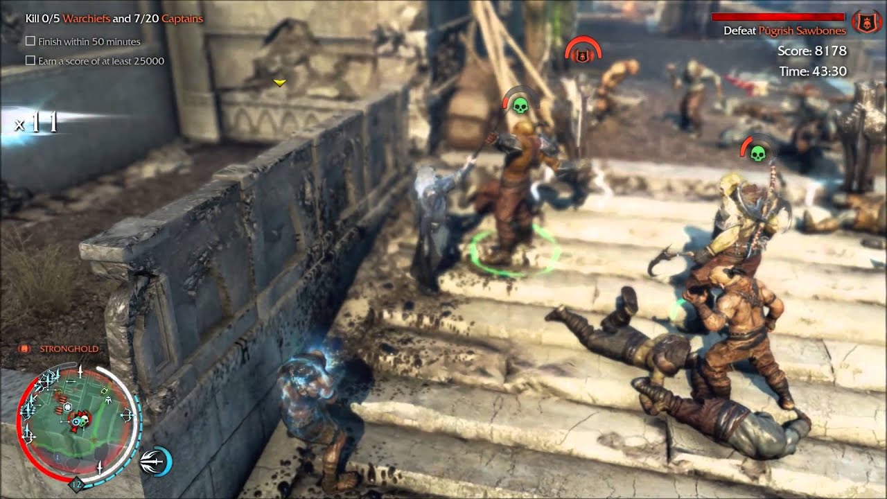 Middle Earth Shadow of Mordor Uruk Captain/ Warchief Dialogue and