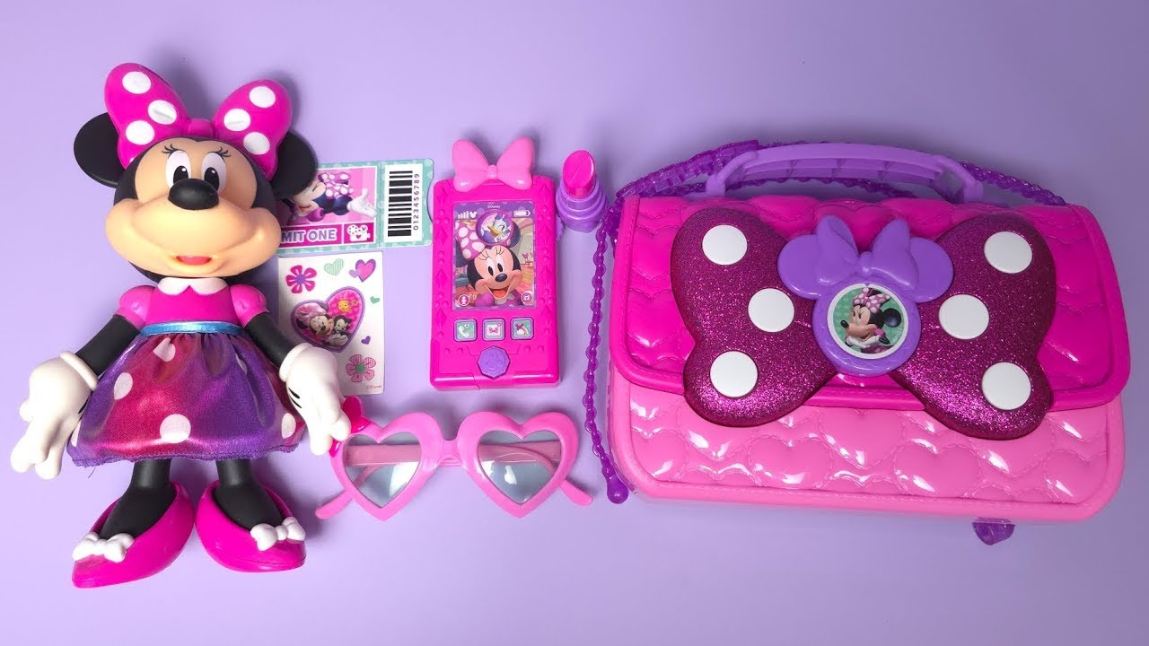 Disney Minnie Mouse Bowfabulous Bag Set Satisfying with Unboxing Compilation Toys ASMR