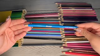 ASMR - Organizing Colored Pencils by Color 🎨 (soft spoken sleep and relaxation aid)