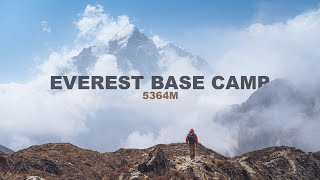 Nous sommes allés à l'EVEREST BASE CAMP 5364m