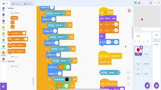 Create red ball bounce game in scratch 3 screenshot 3