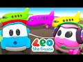 Car cartoons for kids & Leo the Truck cartoon compilation - Street vehicles & car toy games.