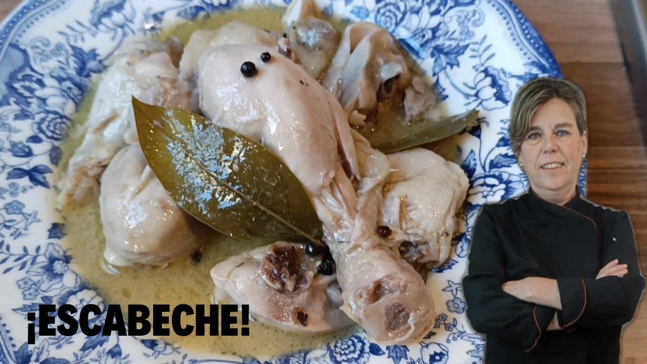 ¡Este POLLO en ESCABECHE te sorprenderá! 🤩🥄 Receta Fácil y Deliciosa