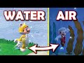 What if water and air were swapped in Super Mario 3D World + Bowser's Fury?