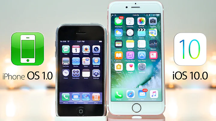 iPhone OS 1.0 vs iOS 10.0 - What's Changed in 9 Years?