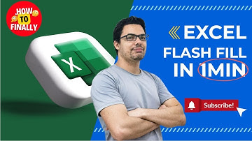 How to use Flash Fill in Excel | Excel Flash Fill for Major Time Saving | How To Finally