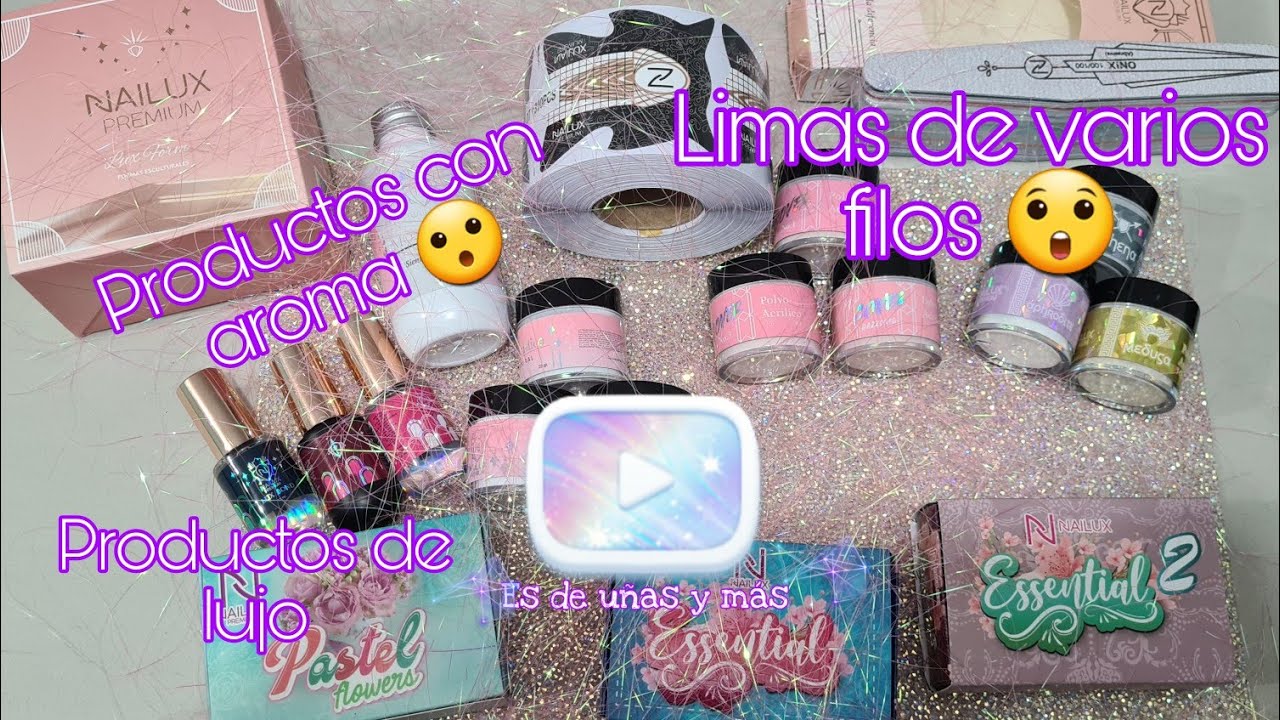 Nuevos productos de NAILUX 💅🏻💅🏻formas, acrílicos, limas y mas 😲😲 YouTube