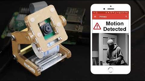 A DIY Security Camera that E-mails you when It Detects Motion
