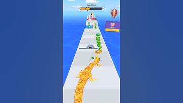 Snake run race Level 255 #gameplay #shorts