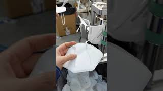 Earloop Folded Mask Making Machine working video