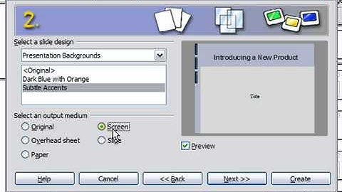 Create a New Presentation from a Template in OpenOffice Impress