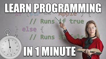 Learn Programming Basics In 1 Minute!