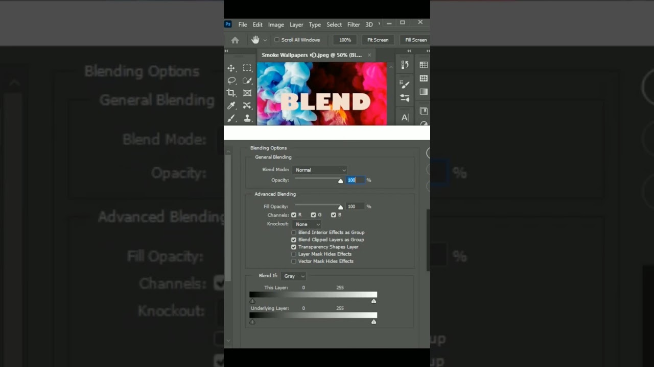 How To Add Blend Effect in Your Images 