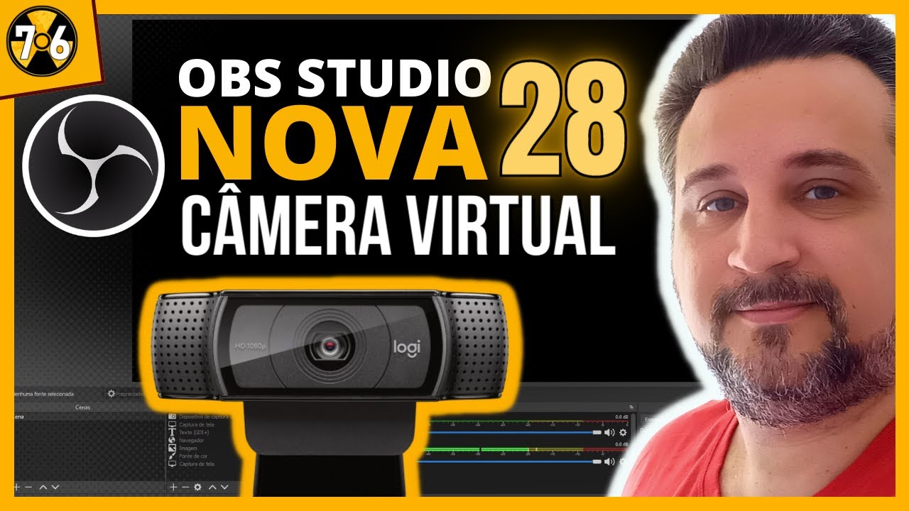 OBS Studio 28 NOVA Câmera Virtual Como Configurar YouTube