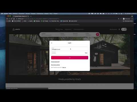 airbnb log in