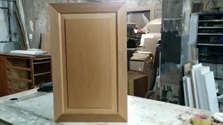 Dictadura vida correcto Cómo hacer puerta de madera para cocina Modelo (corte 45°) - YouTube