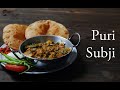 Indian cuisine ★ How to make Puri Subji インド料理 ★ プーリー と里芋の サブジ の作り方