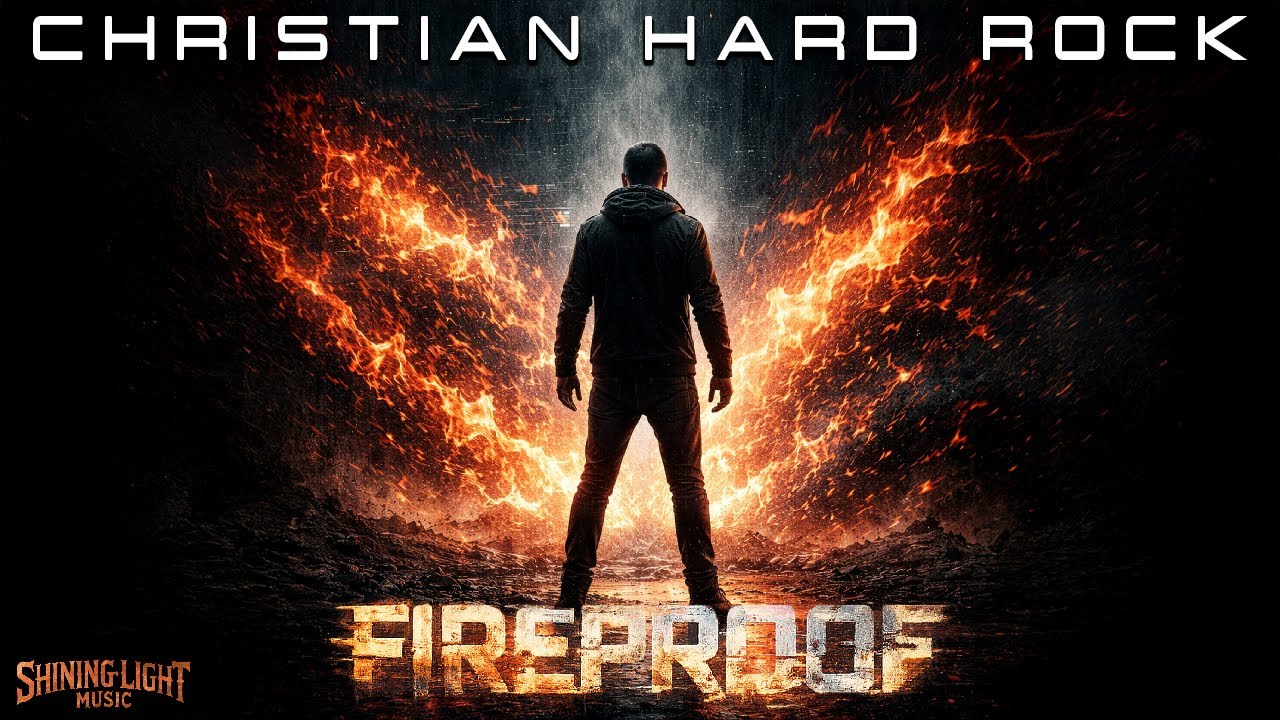 Shining Light Music - Fireproof (Lyric Video) | Christian Hard Rock