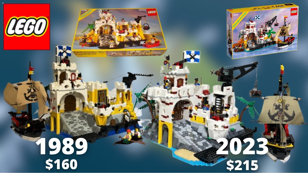 1989 vs 2023: LEGO Pirates Eldorado YouTube