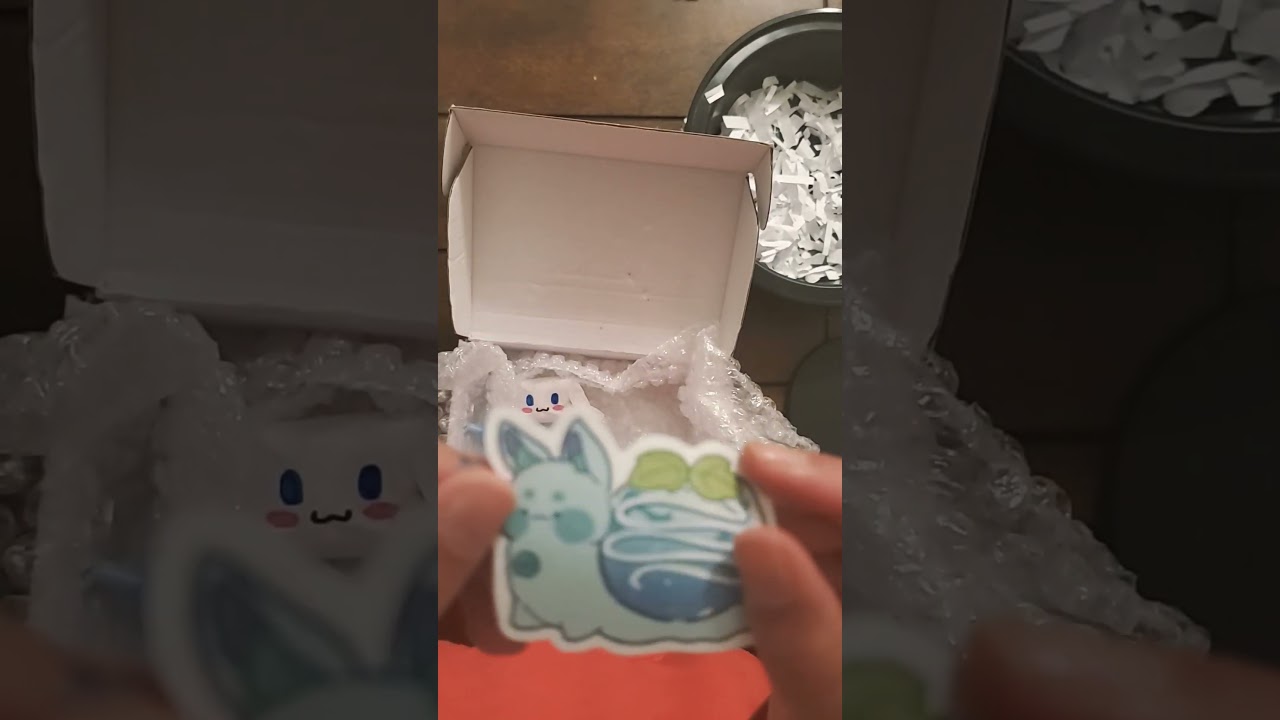 Blue and white theme fake packages 