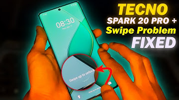 Tecno spark 20 pro plus swipe up to unlock problem | swipe up to unlock NOT WORKING Tecno