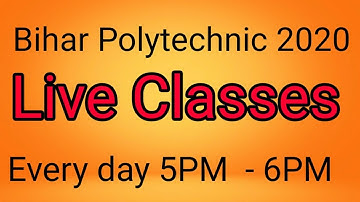 Bihar Polytechnic/Jharkhand Polytechnic/ Percentage