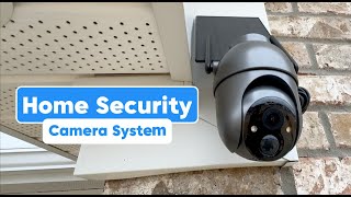 Solar Security Cameras! 4-Cam Wireless Outdoor System with 360° PTZ \u0026 Color Night Vision