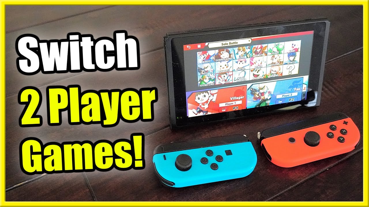 HOW TO PLAY With 2 PLAYERS Co-Op Games Nintendo Switch! 