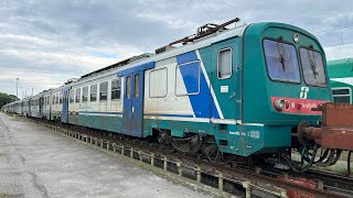 GLI ACCANTONATI DI RIMINI, ALE 642,MEDIE DISTANZA, LOCOMOTIVA DIESEL CONCARRI HBBILLNS E PIANALE RGS