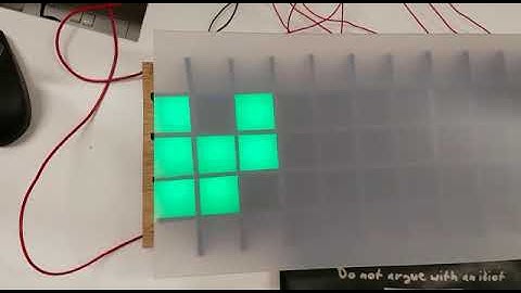 LED Matrix with WS2812b LEDs and Mojo FPGA