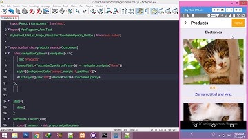 Configuring Header | Custom Button in Navigation Option | Mobile app development using React Native