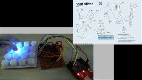 Button Pad 4x4 - Arduino - Testing Beat Slicer - Macklemore & Ryan Lewis