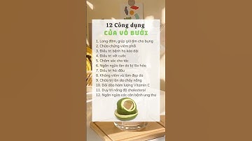 Công dụng tuyệt vời của vỏ bưởi