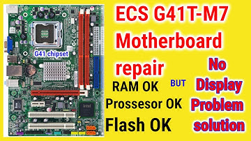 G41 motherboard dead / ECS G41t-m7 Motherboard repair ! Motherboard no display