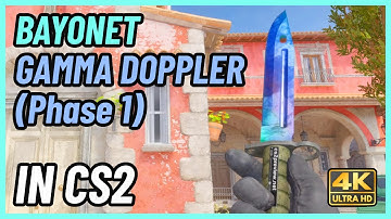 ★ CS2 Bayonet Gamma Doppler (Phase 1) | CS2 Knife In-Game Showcase [4K]