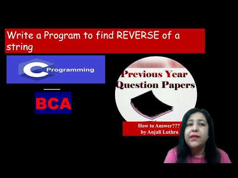 Previous Year Questions for C Programming Language   BCA Exam Semester   1, #btech #bca #cs #c #ipu
