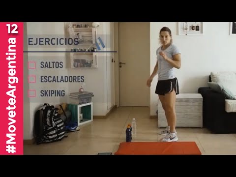 Paula Pareto #MoveteArgentina Alto Rendimiento - PGM 12 - Rutina entrenamiento para hacer en casa