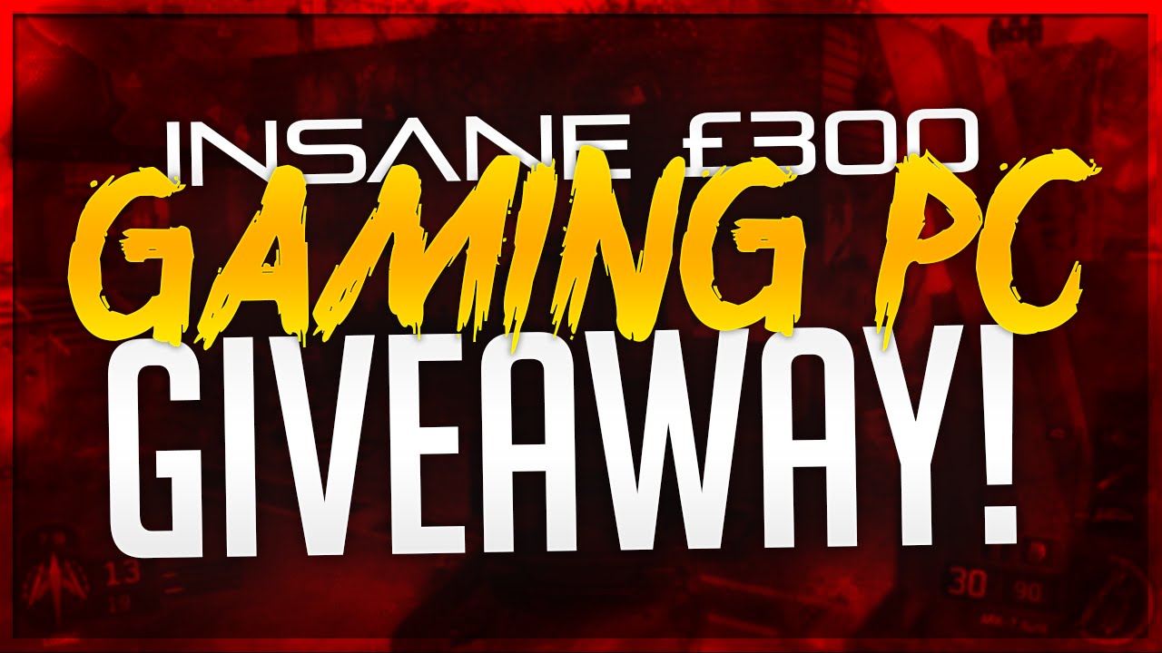 INSANE £300 GAMING PC GIVEAWAY! (BO3 LIVE)