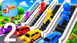 👑 Shape Shifting Race 3D – Nobody Could Beat My Speed! Gameplay Walkthrough Part 2 (Android, iOS) screenshot 2