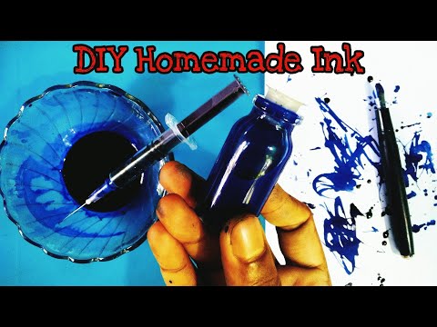 DIY Homemade Ink//How to Make Homemade Ink//Ink Making at Home.