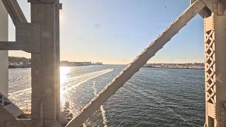 Amtrak Providence RI Moynihan Train Hall New York City time-lapse seated left
